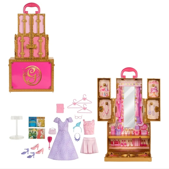 Mattel Universal Pictures’ Wicked Glinda’s Glamorous Closet with 2 Unique Looks - Picture 1 of 6